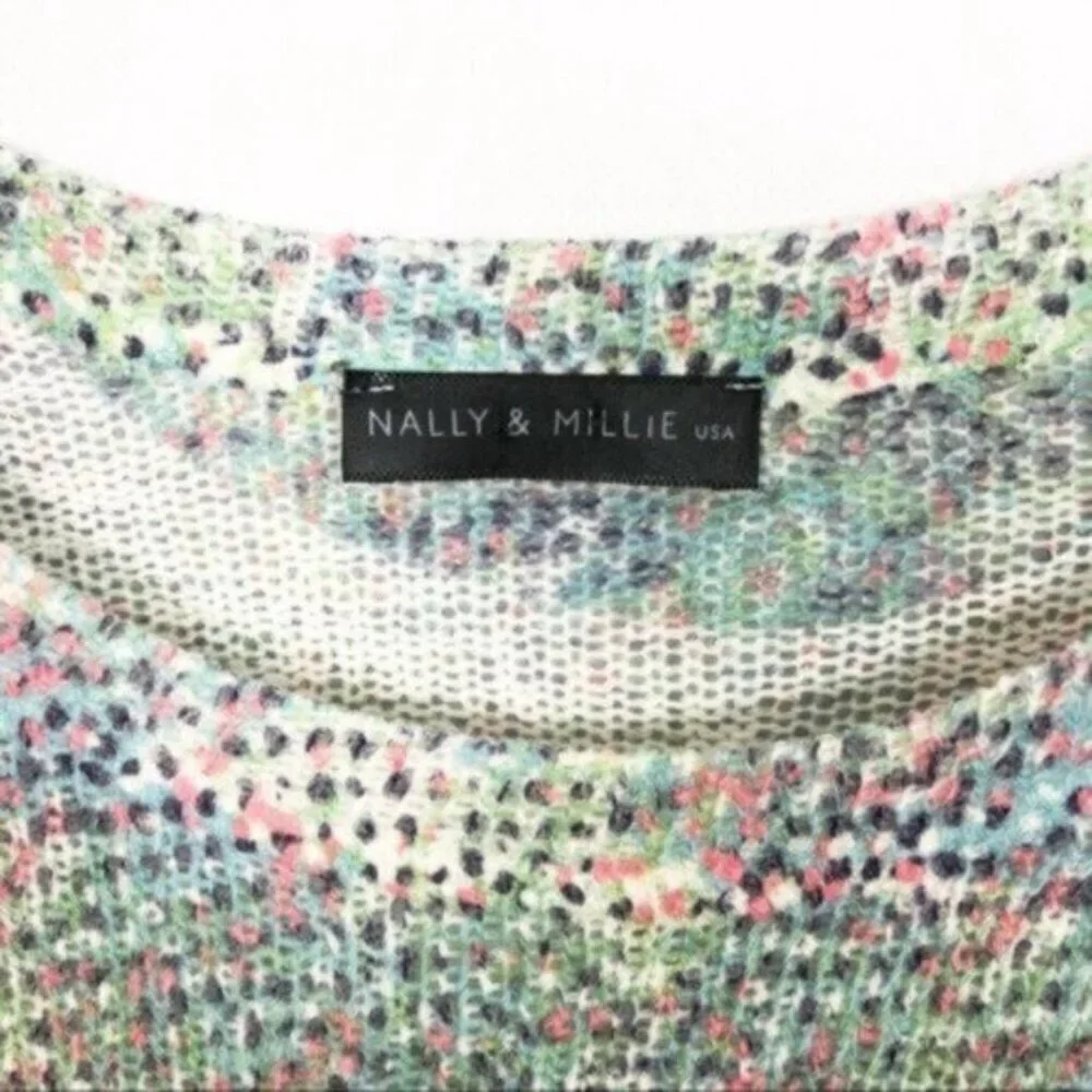 Nally & Millie | Women's Hi Low Long Sleeves Sweater Size Small - Picture 3 of 6